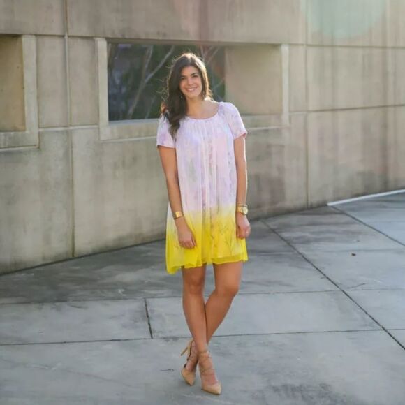 Anthropologie Hd In Paris Dipped Chroma Swing Dress Size 0 - Picture 9 of 14